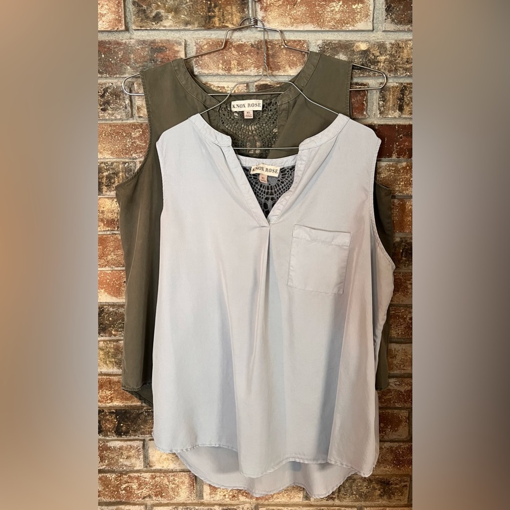 Knox Rose Doily-back Tank, XL